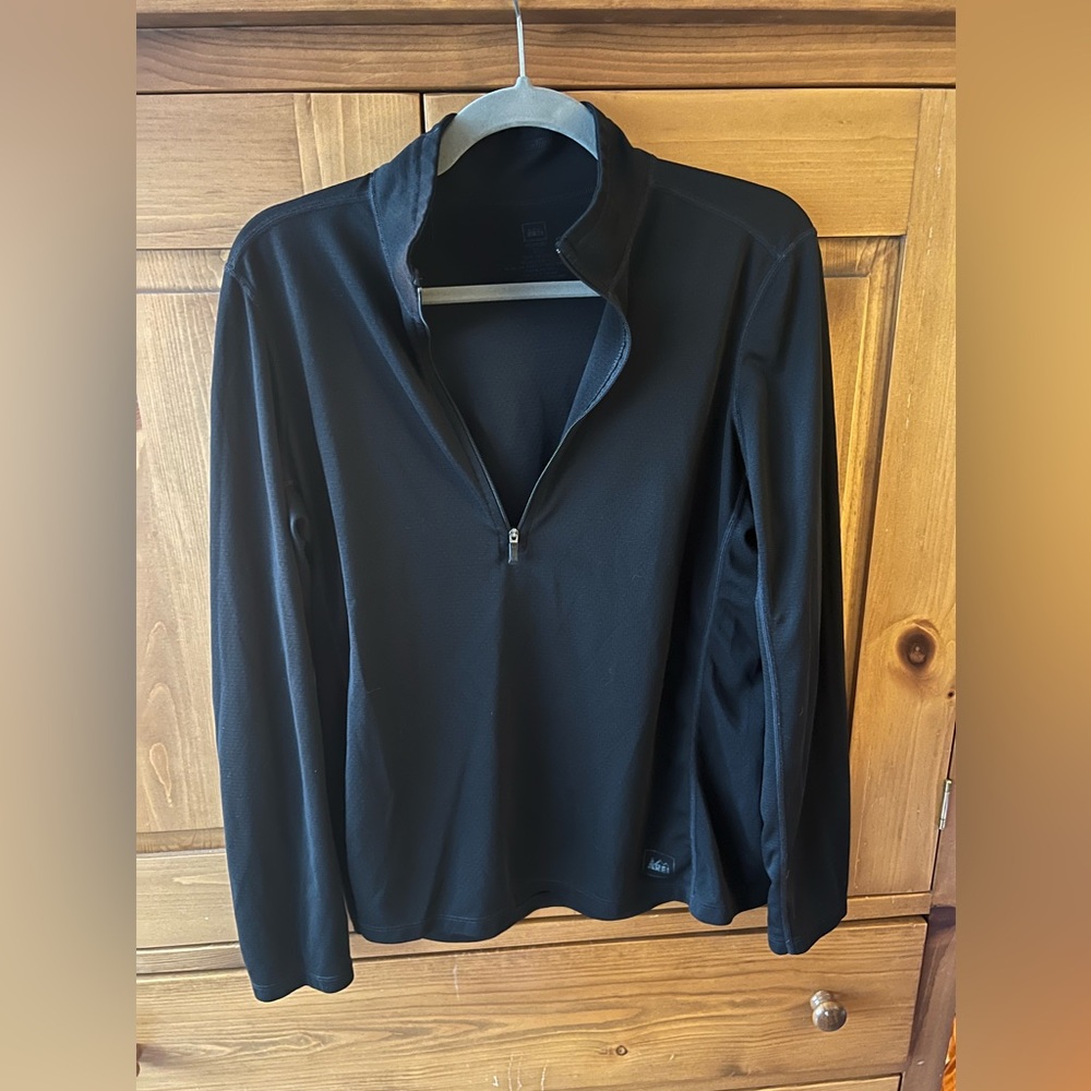 REI quarter zip base layer W XL